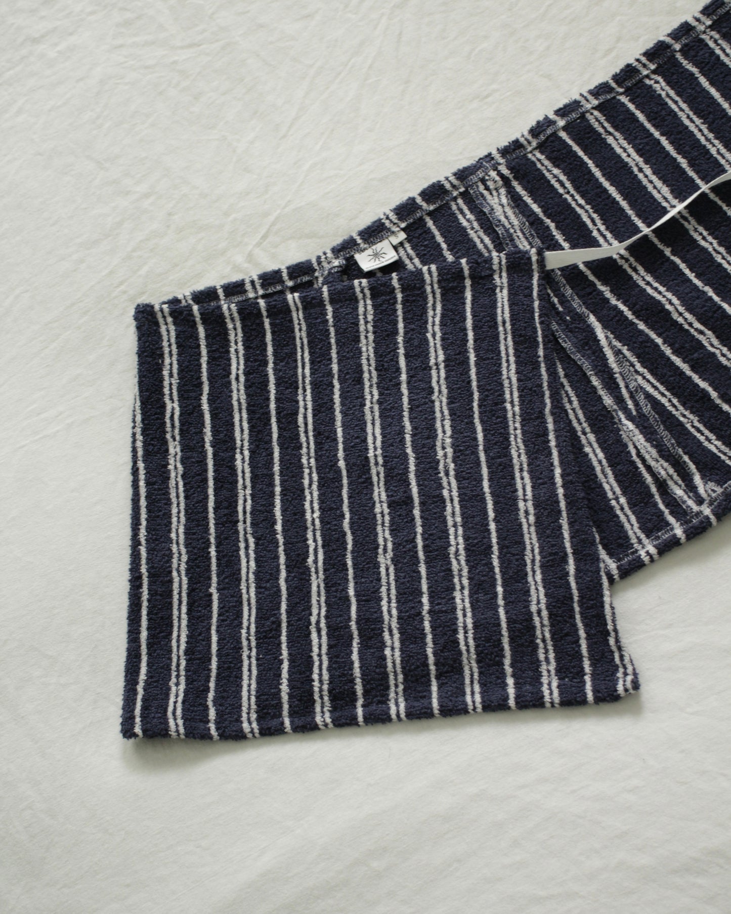 Wrap Skirt in NAVY STRIPES
