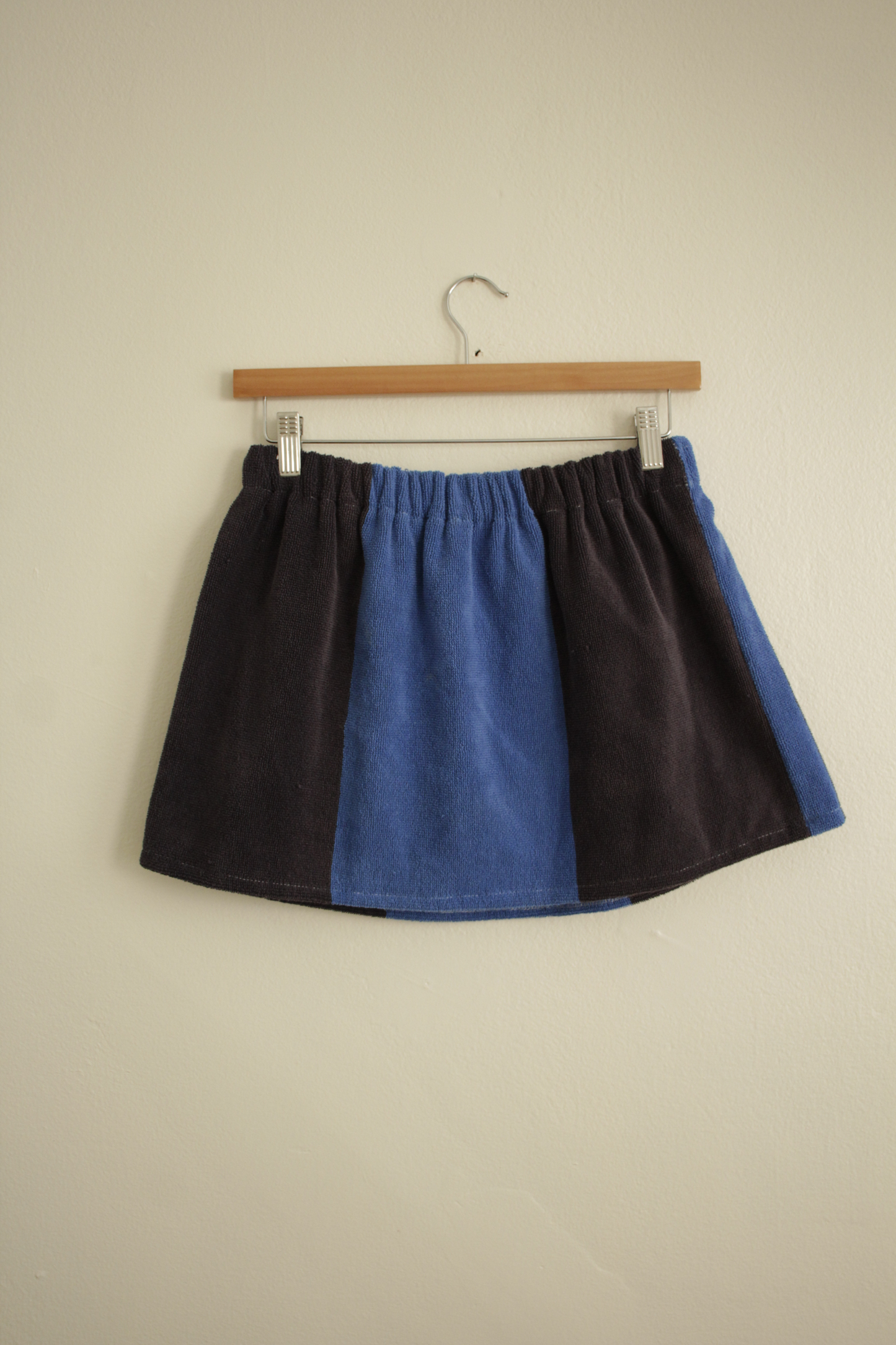 Towel Skirt in NAVY + BLUE
