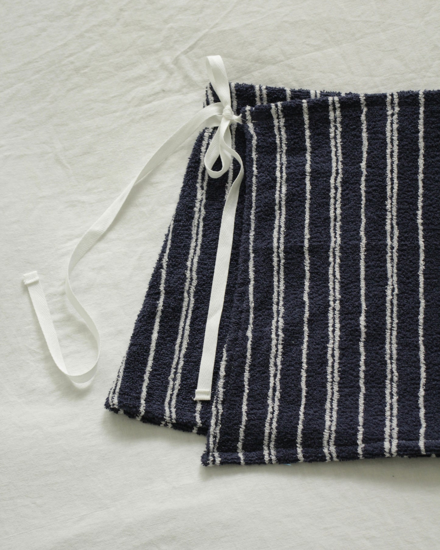 Wrap Skirt in NAVY STRIPES
