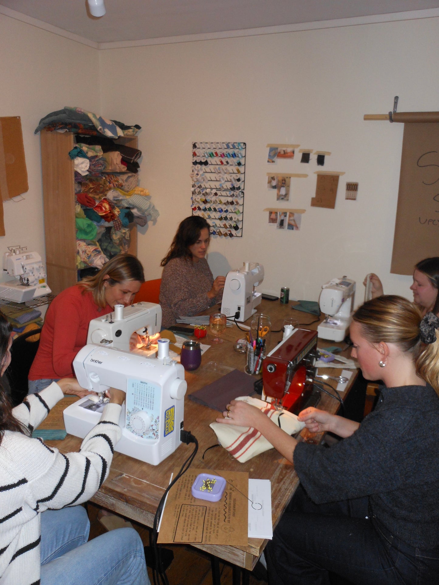 TUES September 1: SIP + SEW: TOTE BAG WORKSHOP