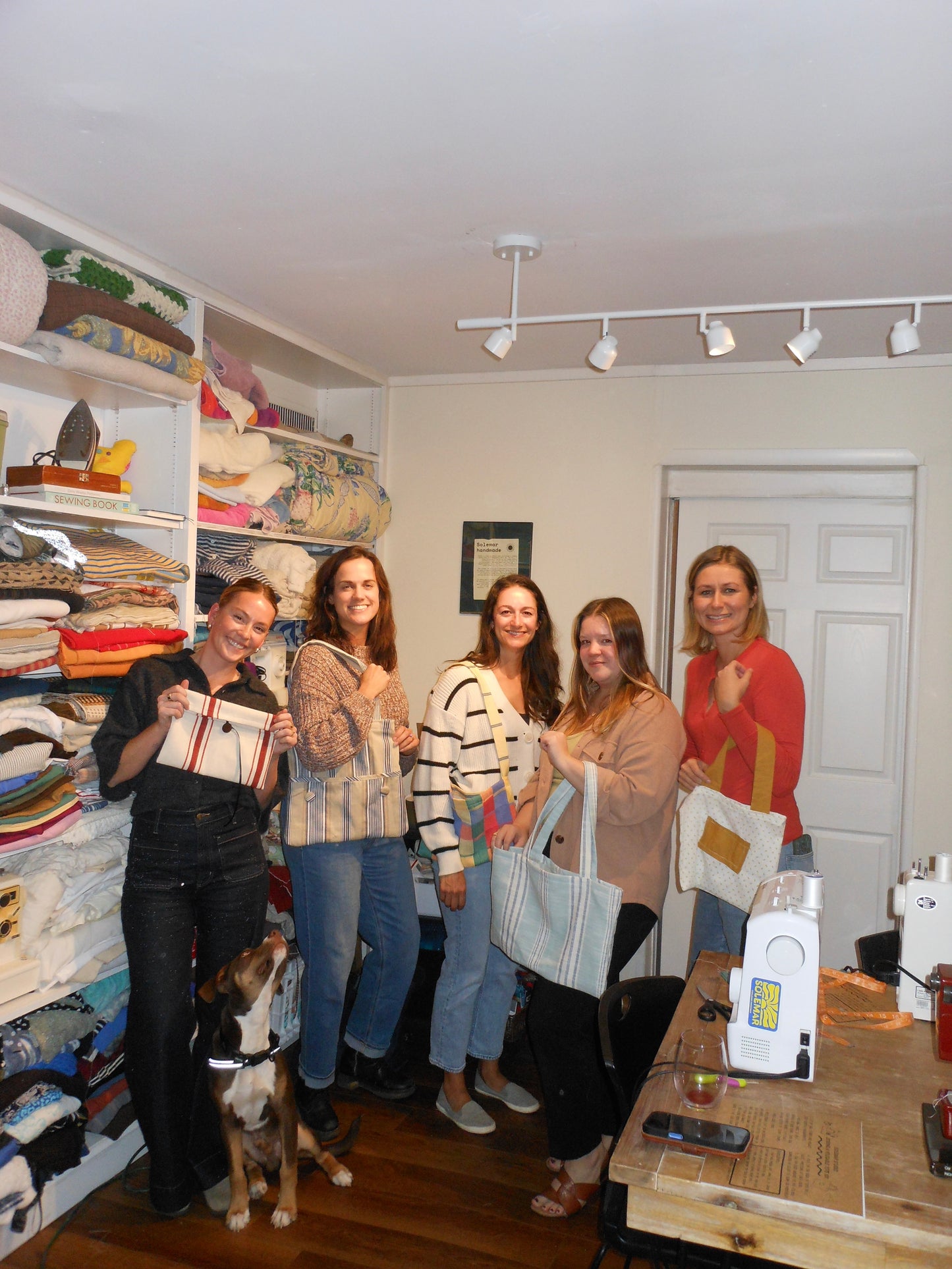 TUES September 1: SIP + SEW: TOTE BAG WORKSHOP