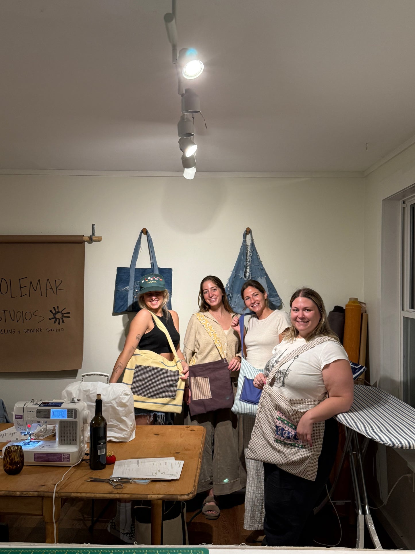TUES September 1: SIP + SEW: TOTE BAG WORKSHOP
