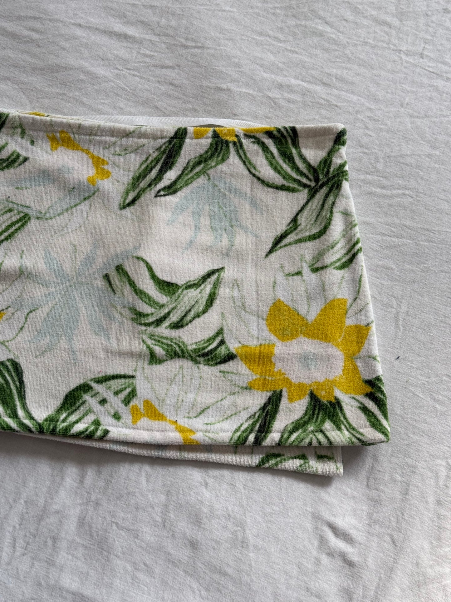 Wrap Skirt in WHITE FLORAL