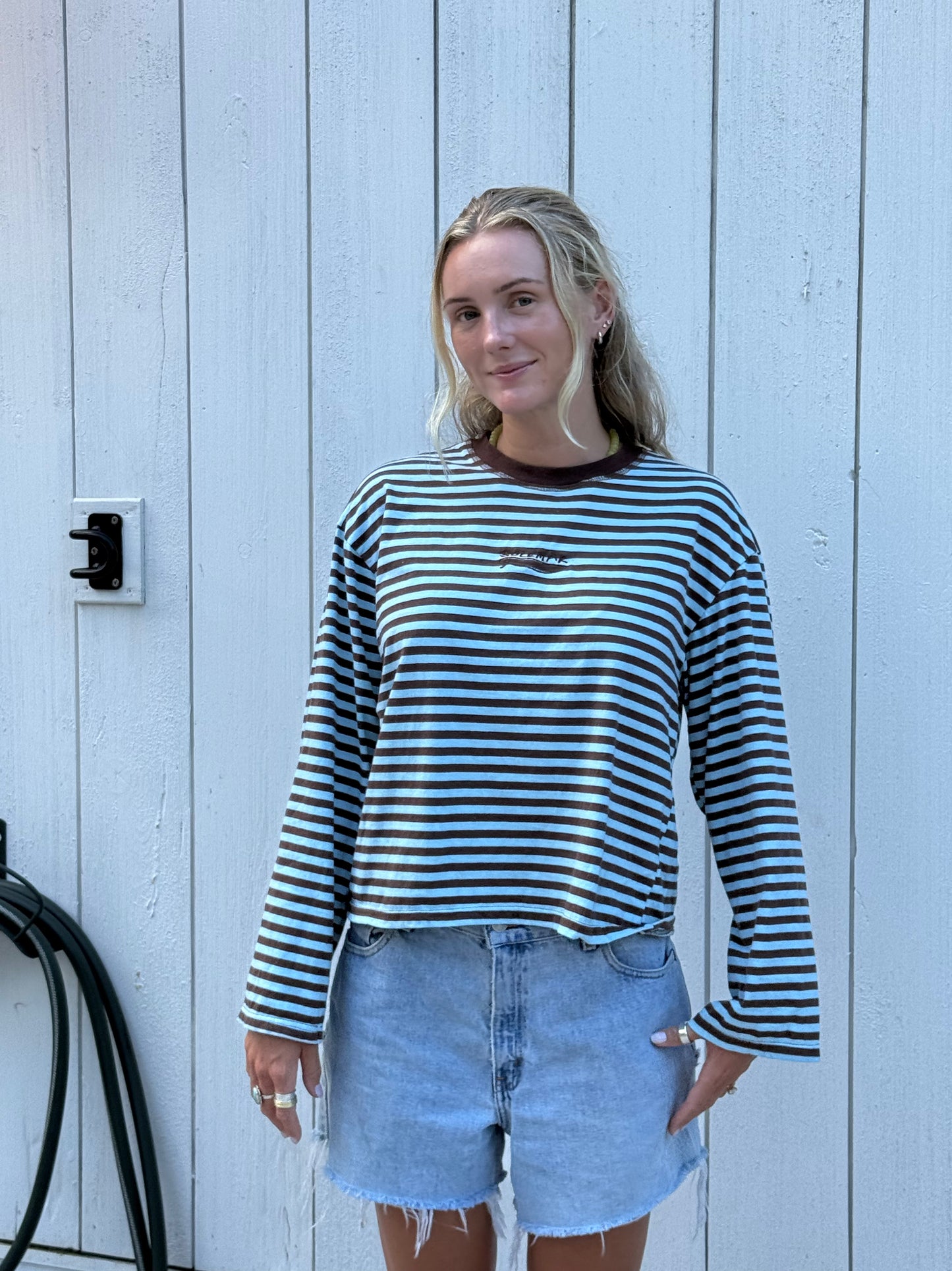 End of the Line LS in blue/brown
