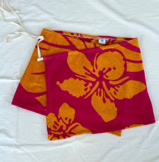 Wrap Skirt in Hibiscus