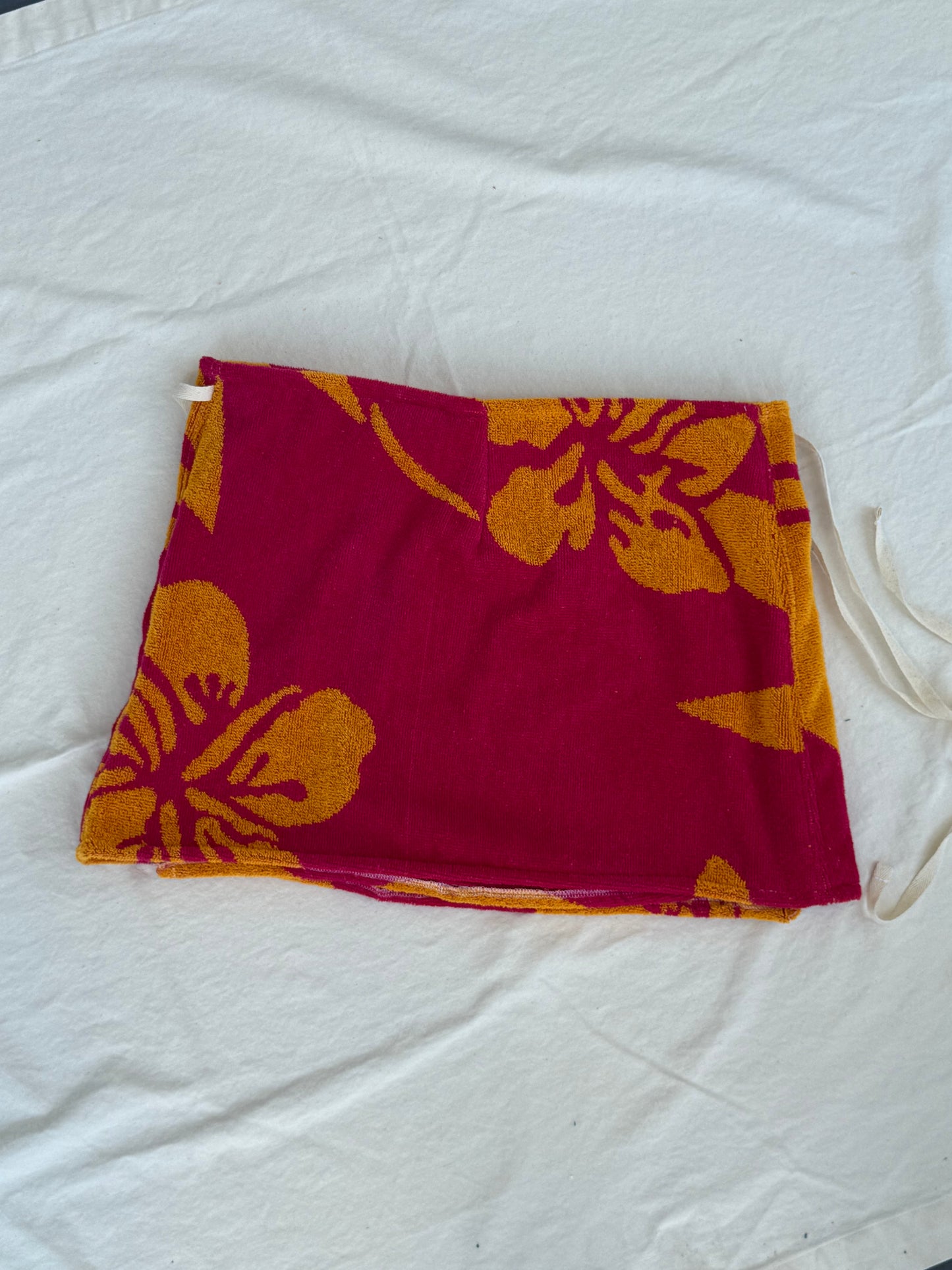 Wrap Skirt in Hibiscus